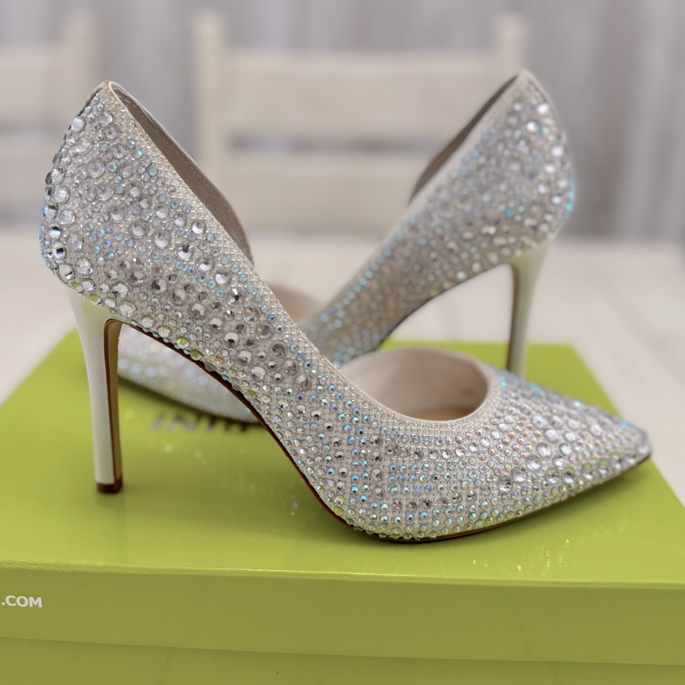 Gianni Bini, Bridal Collection Mairah Jewel Embellished d'Orsay Stiletto Pumps